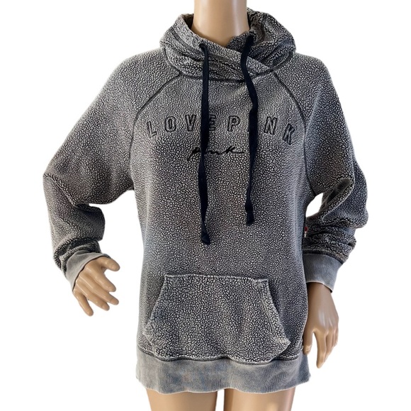 Love Pink By Victoria's Secret Fleece Hooded Sweatshirt - Picture 1 of 3